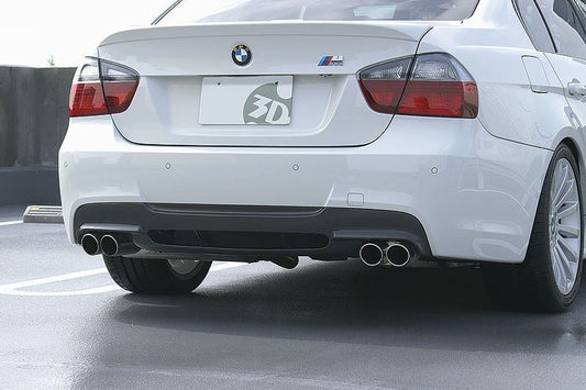3D Design E90 / E91 3-Series M-Sport Carbon Rear Diffuser - 4 Tip