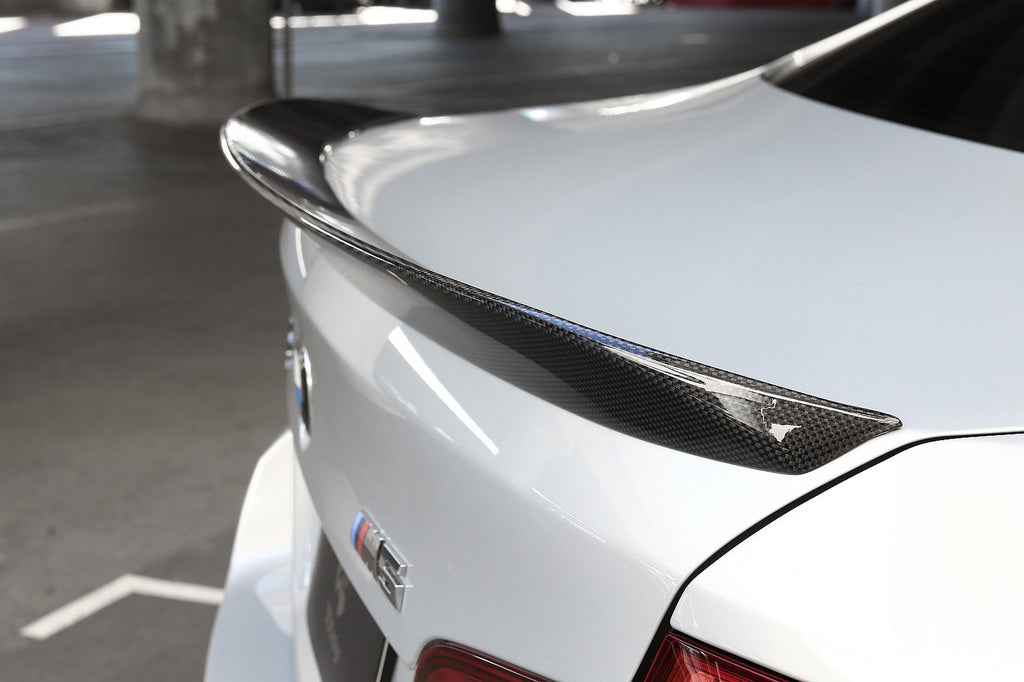3D Design F10 5-Series Carbon Trunk Spoiler-Exterior-Silicon Valley Bimmer