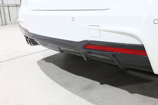 3D Design F30 / F31 3-Series M-Sport Carbon Rear Diffuser-Exterior-Silicon Valley Bimmer