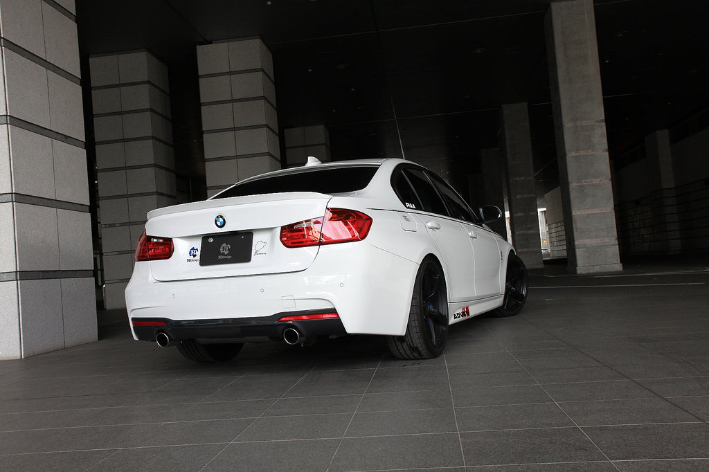 3D Design F30 / F31 335i M-Sport Carbon Rear Diffuser-Exterior-Silicon Valley Bimmer