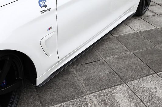 3D Design F32 4-Series M-Sport Carbon Side Skirt Set-Exterior-Silicon Valley Bimmer