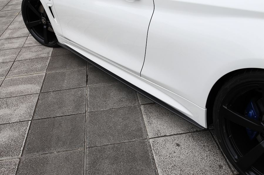3D Design F32 4-Series M-Sport Carbon Side Skirt Set-Exterior-Silicon Valley Bimmer