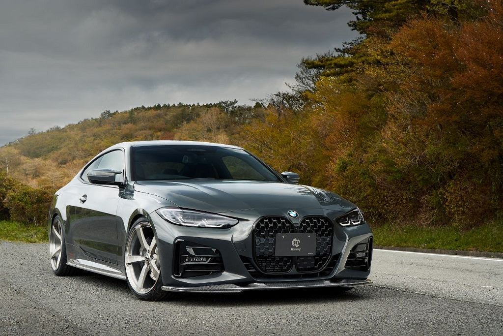 3D Design G22 / G23 4-Series M-Sport Carbon Under Splitter Set-Exterior-Silicon Valley Bimmer