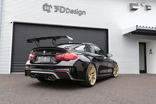 3D Design G8X / F8X M2 M3 M4 Racing Wing High Mount Set-Exterior-Silicon Valley Bimmer