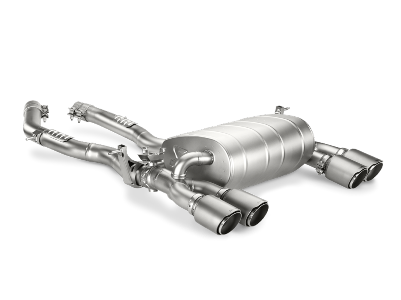 Akrapovic 14-17 BMW M3/M4 (F80/F82) Slip-On Line (Titanium) (Req. Tips)-Exhaust-Silicon Valley Bimmer