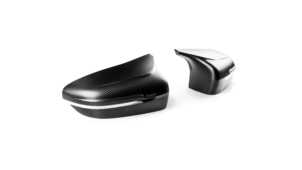 Akrapovic F90 M5 Carbon Mirror Cap Set - Matte-Exterior-Silicon Valley Bimmer