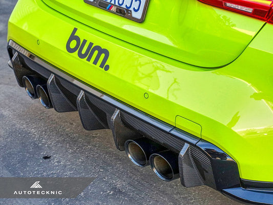 AutoTecknic G8X M3 / M4 Dry Carbon Performante Rear Diffuser-Exterior-Silicon Valley Bimmer