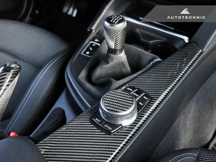 Autotecknic Carbon I-Drive Touch Controller Cover - BMW F-Chassis & G-Chassis 2014-up-Interior-Silicon Valley Bimmer
