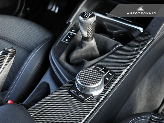 Autotecknic Carbon I-Drive Touch Controller Cover - BMW F-Chassis & G-Chassis 2014-up-Interior-Silicon Valley Bimmer
