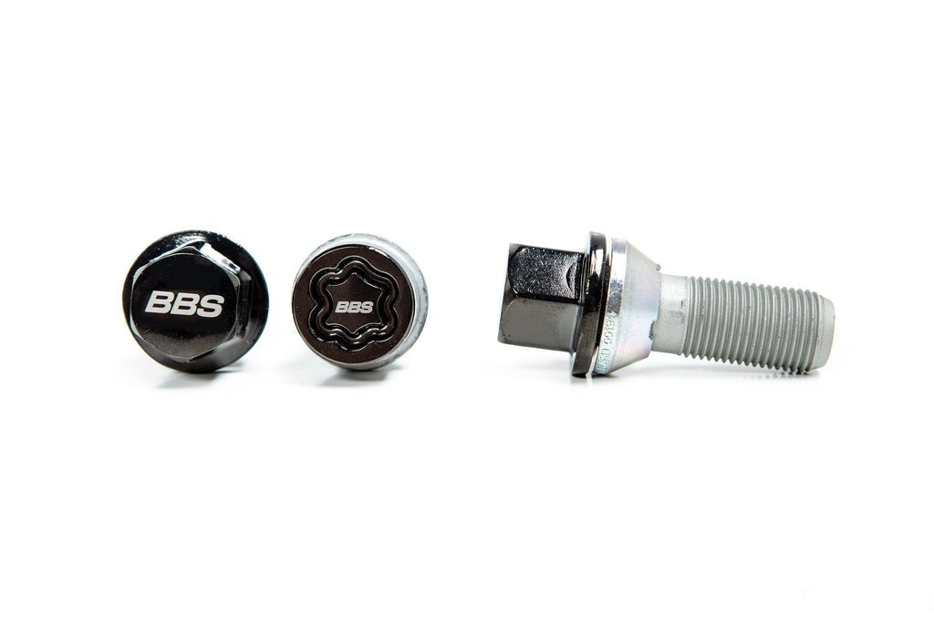 BBS M14x1.25 Locking Wheel Bolt Set - Black Chrome-Wheels-Silicon Valley Bimmer