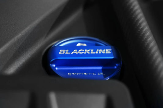 BMW 2021+ S58 Engine BLACKLINE Performance Motorsport BLUE Cap Set (Oil Cap / Coolant Caps)-Exterior-Silicon Valley Bimmer