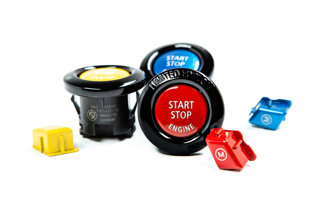 BMW E9X M3 Limited Edition Gloss Black Ignition Switch + IND Start / Stop Button-Interior-Silicon Valley Bimmer