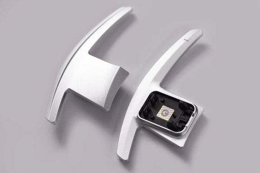 BMW F Chassis Blackline Spec Billet Paddle Shifter Set - Silver-Interior-Silicon Valley Bimmer