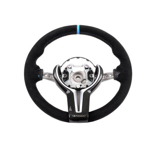 BMW M Performance F8X M2 M3 M4 Alcantara Steering Wheel - V1-Interior-Silicon Valley Bimmer
