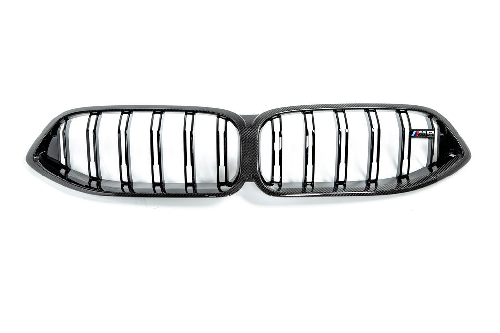 BMW M Performance F9X M8 Carbon Front Grille-Exterior-Silicon Valley Bimmer