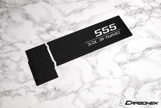 Carbonex F8X (S55) Carbon Charge Cooler Cover - Engraved-Performance-Silicon Valley Bimmer