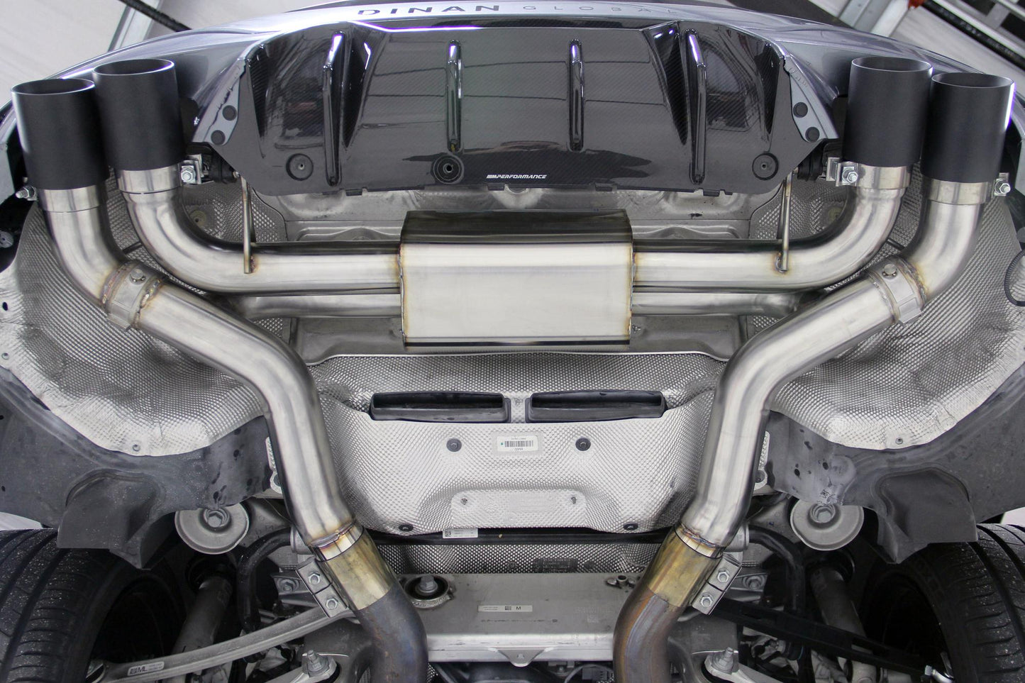 Dinan Free Flow Axle-Back Exhaust - 2018-2023 BMW M5-Exhaust-Silicon Valley Bimmer