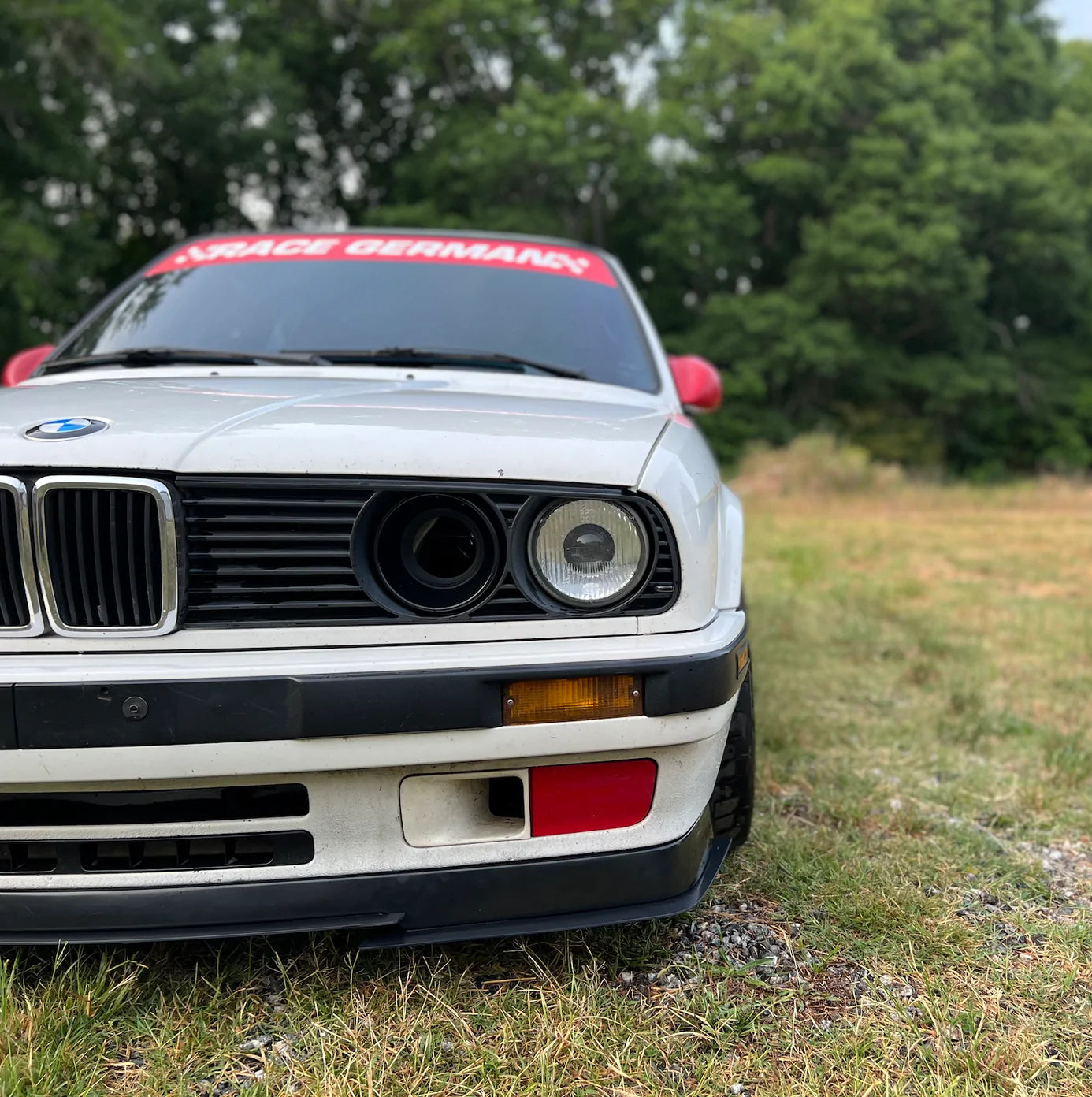 E30 Headlight Duct