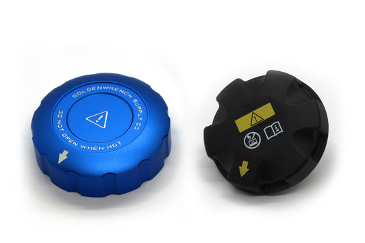 BMW M Car Series Blackline Performance Motorsport Blue Coolant Expansion Tank Cap Cover