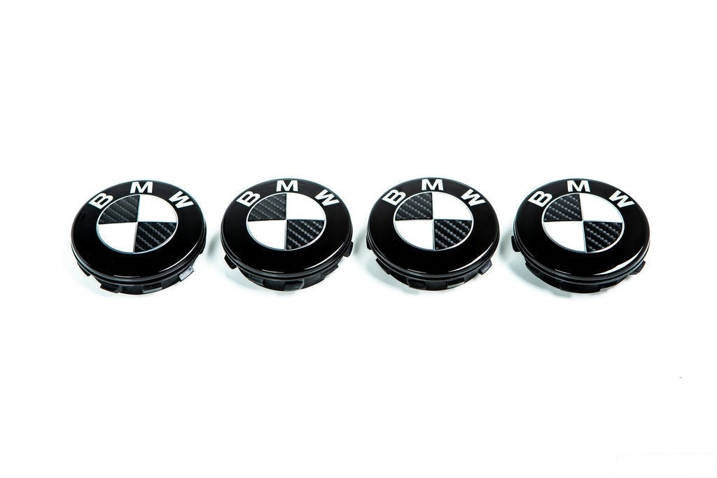 IND Carbon Floating Wheel Center Cap Set - 56mm-Wheels-Silicon Valley Bimmer