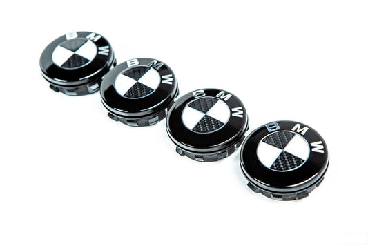 IND Carbon Floating Wheel Center Cap Set - 68mm-Wheels-Silicon Valley Bimmer