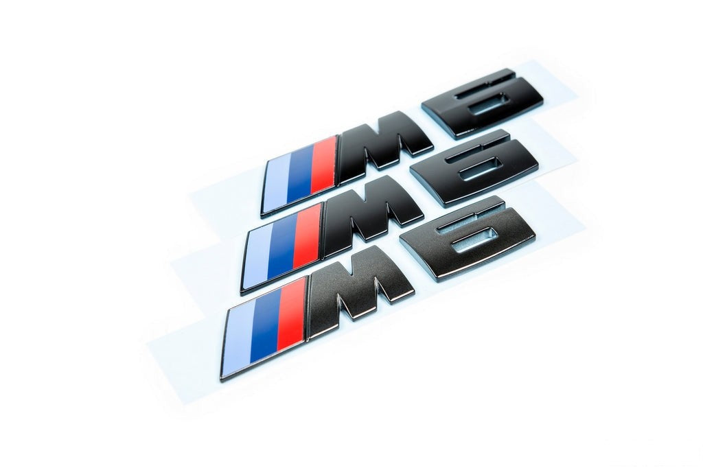IND F06 / F12 / F13 M6 Painted Trunk Emblem-Exterior-Silicon Valley Bimmer