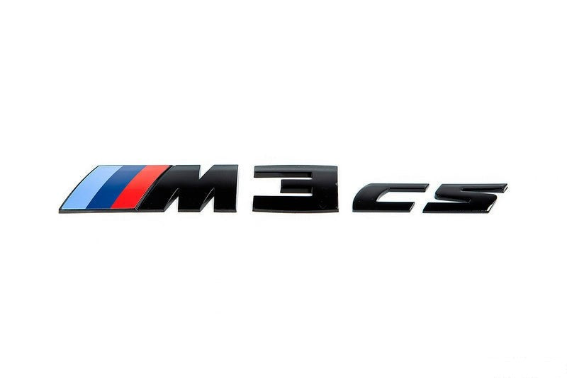 IND F80 M3 CS Painted Trunk Emblem-Exterior-Silicon Valley Bimmer