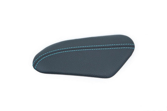 IND F87 M2 Stitched Leather Knee Pad - Polar Blue-Interior-Silicon Valley Bimmer