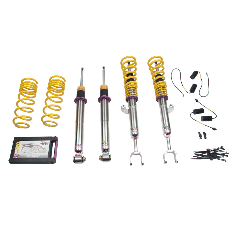 KW Coilover Kit V3 13+ MBW M5 F10 M6 F06 Sedan (inc EDC Delete Unit)-Suspension-Silicon Valley Bimmer