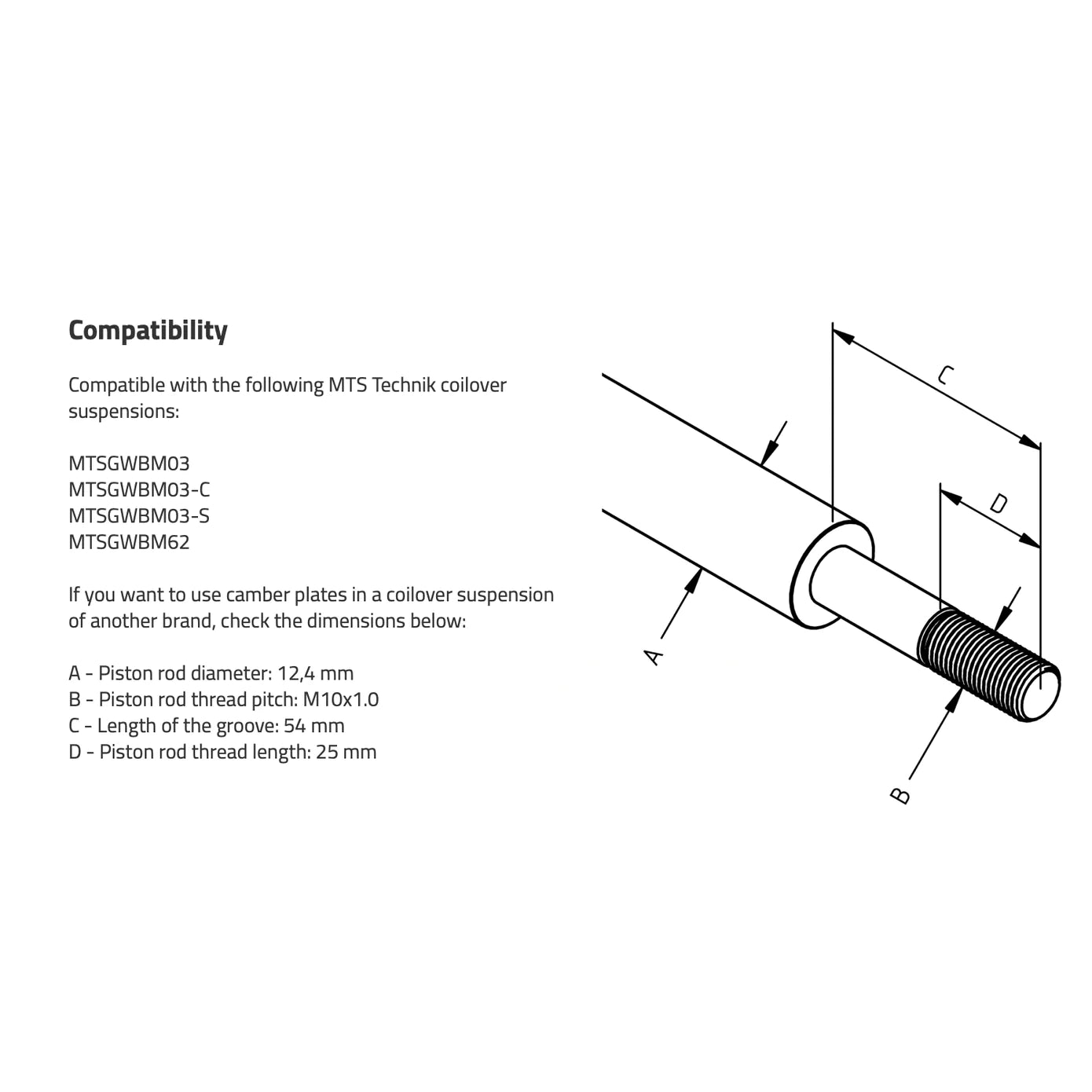 MTS Technik Rear Poly Shock Mounts BMW E36-Suspension-Silicon Valley Bimmer