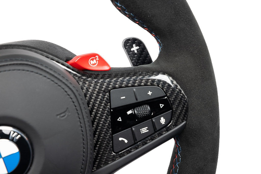 MadTrace G-Chassis Magnetic Carbon Shift Paddle Set - Matte-Interior-Silicon Valley Bimmer