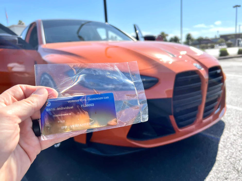 RK-Titanium BMW Individual Titanium VIN Plate