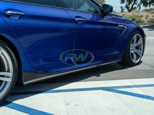 RW Carbon BMW F06/F12/F13 CF Side Skirt Extensions-Exterior-Silicon Valley Bimmer