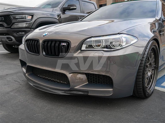RW Carbon BMW F10 M5 Center Carbon Fiber Front Spoiler-Exterior-Silicon Valley Bimmer