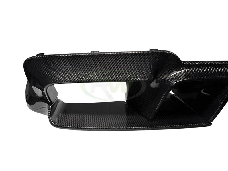 RW Carbon BMW F10 M5 GTX Style Carbon Fiber Diffuser-Exterior-Silicon Valley Bimmer