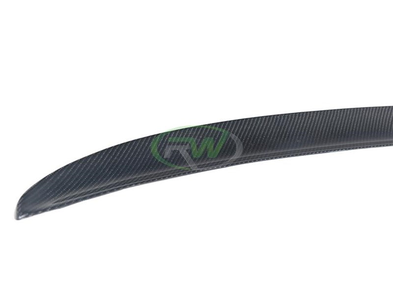 RW Carbon BMW F30 Performance Style Carbon Fiber Trunk Spoiler-Exterior-Silicon Valley Bimmer