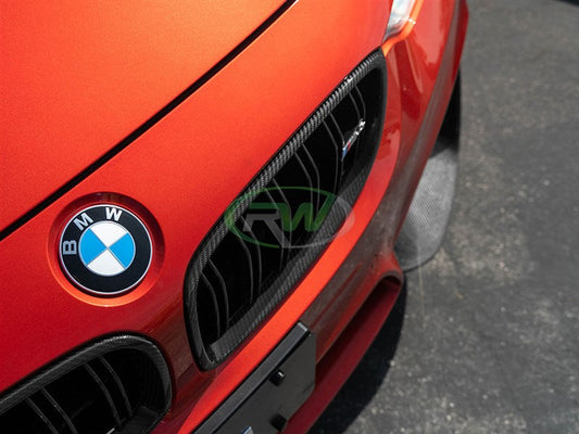 RW Carbon BMW F32 F33 F36 F80 F82 Carbon Fiber Grilles-Exterior-Silicon Valley Bimmer