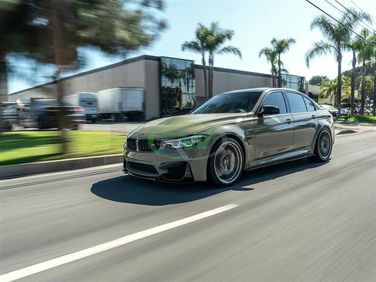 RW Carbon BMW F80 M3 GTX Carbon Fiber Side Skirt Extensions-Exterior-Silicon Valley Bimmer