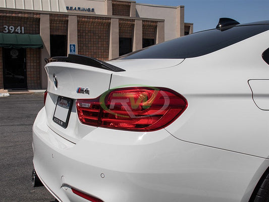 RW Carbon BMW F82 M4 CS Style CF Trunk Spoiler-Exterior-Silicon Valley Bimmer