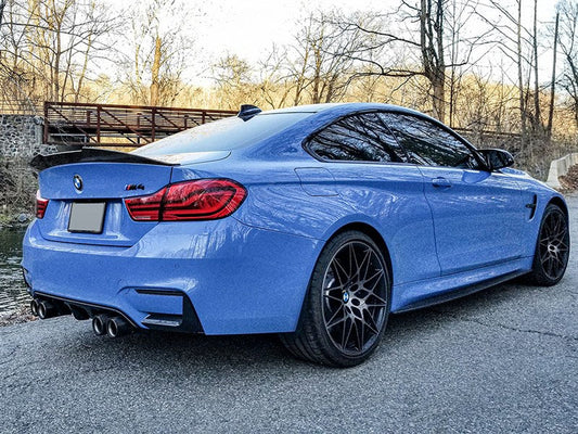 RW Carbon BMW F82 M4 GTX V2 Carbon Fiber Trunk Spoiler-Exterior-Silicon Valley Bimmer