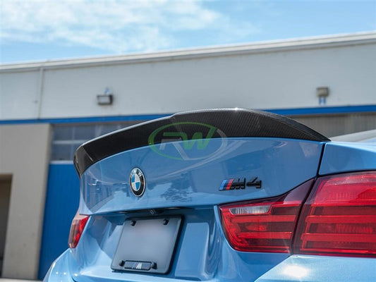 RW Carbon BMW F82 M4 RWS Carbon Fiber Trunk Spoiler-Exterior-Silicon Valley Bimmer