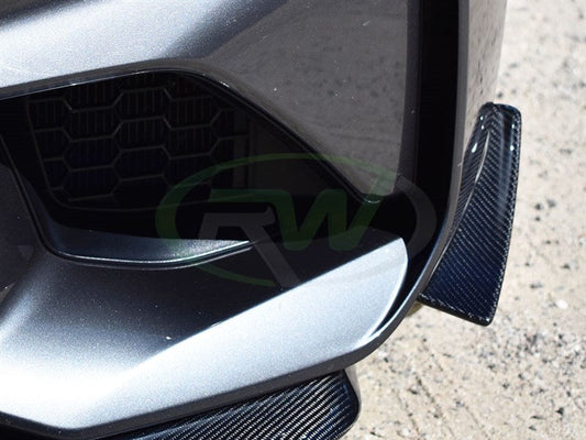 RW Carbon BMW F87 M2 Carbon Fiber Canards-Exterior-Silicon Valley Bimmer