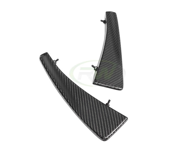 RW Carbon BMW F87 M2 Carbon Fiber Canards-Exterior-Silicon Valley Bimmer