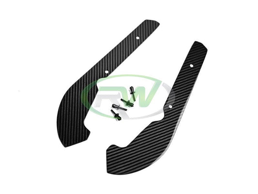 RW Carbon BMW F87 M2 Carbon Fiber Front Splash Guards-Exterior-Silicon Valley Bimmer