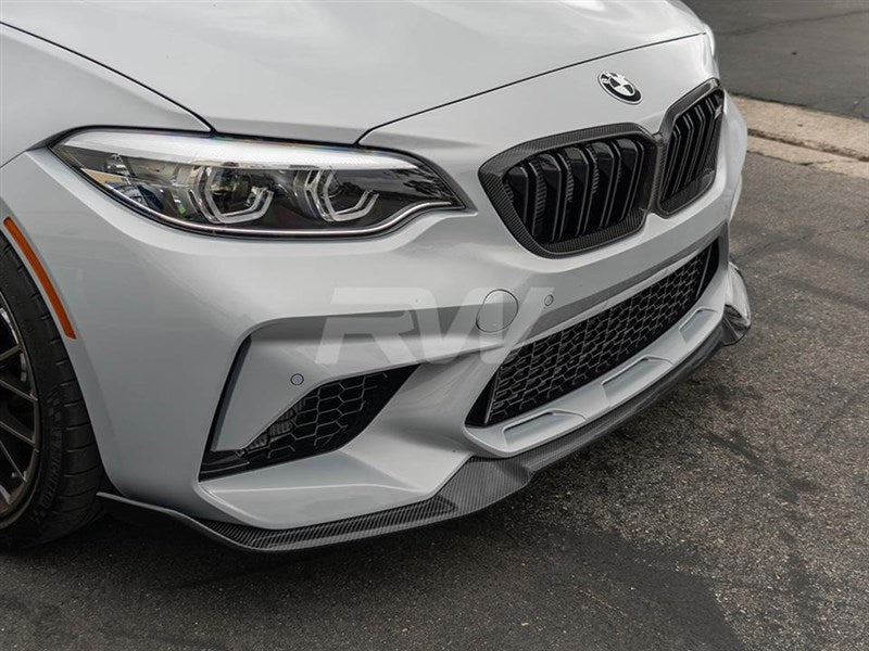 RW Carbon BMW F87 M2 Comp CS Style CF Front Lip-Exterior-Silicon Valley Bimmer