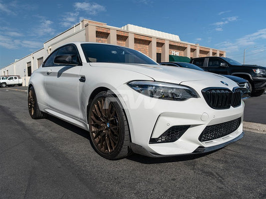 RW Carbon BMW F87 M2 Competition Carbon Fiber Front Lip-Exterior-Silicon Valley Bimmer