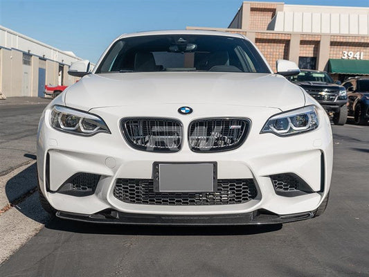 RW Carbon BMW F87 M2 GTS Style Carbon Fiber Front Lip-Exterior-Silicon Valley Bimmer