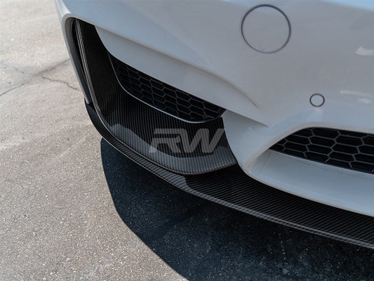 RW Carbon BMW F8X M3/M4 Performance Style CF Lip Spoiler-Exterior-Silicon Valley Bimmer