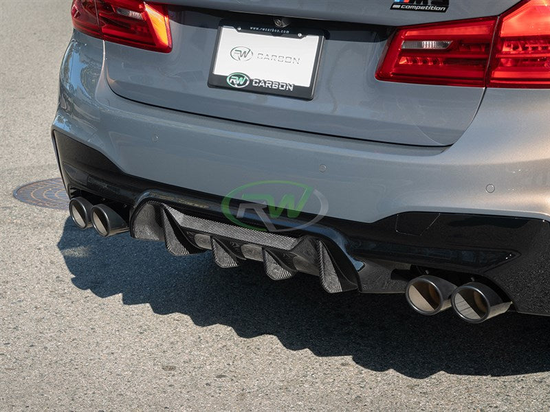 RW Carbon BMW F90 M5 Performance Style CF Diffuser-Exterior-Silicon Valley Bimmer