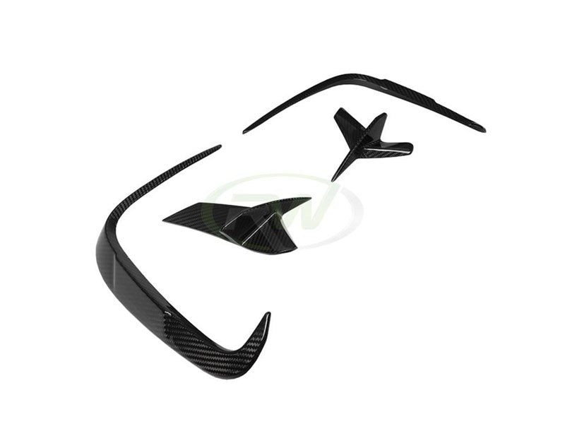 RW Carbon BMW G14 G15 G16 8 Series Carbon Fiber Rear Trims-Exterior-Silicon Valley Bimmer